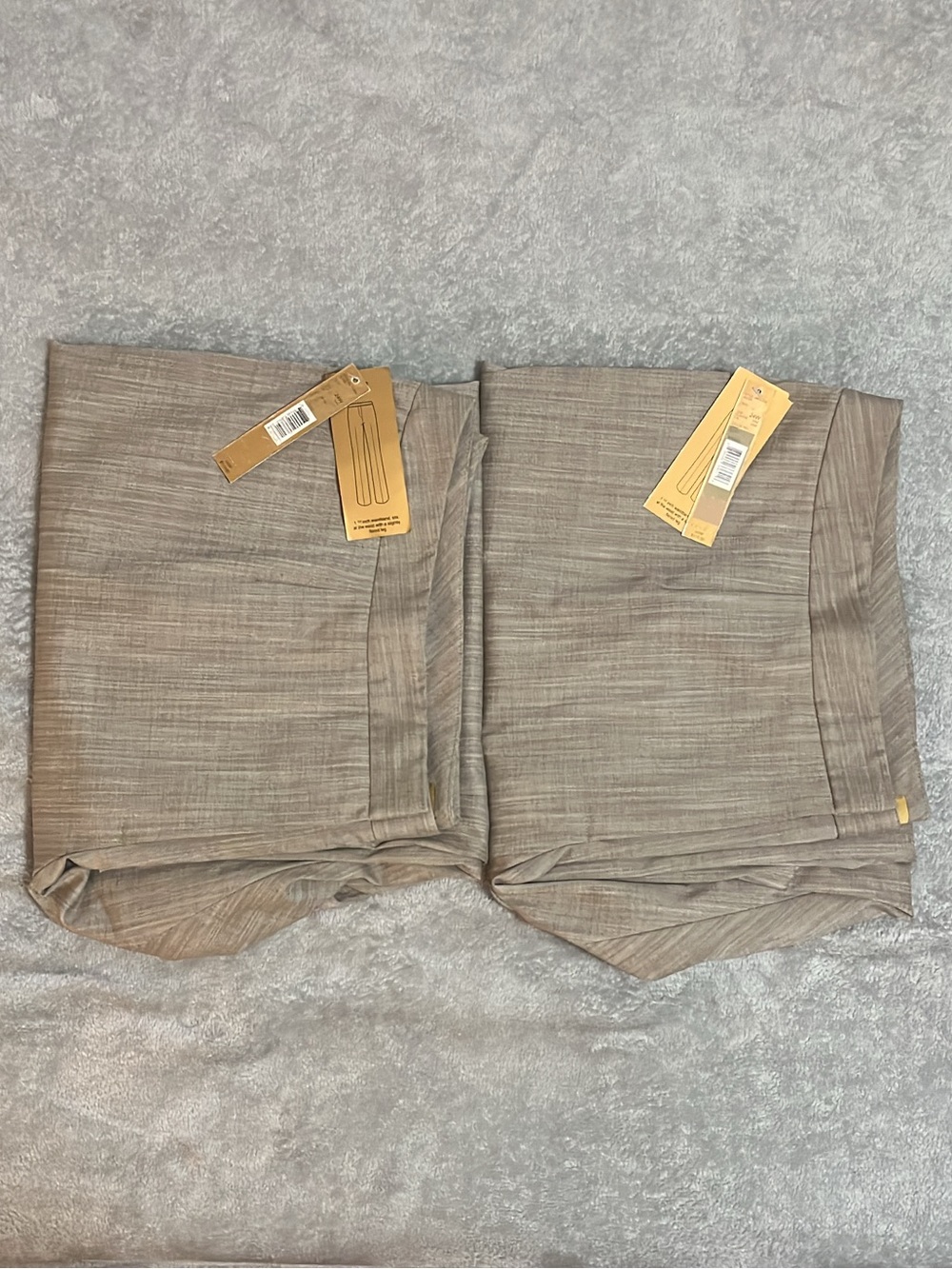 NWT Lot 2 Alex Marie Alexa Dress Pants Women 24W Teak Tan Flared Leg Work Trouse